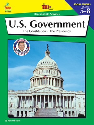 cover image of U.S. Government, Grades 5--8